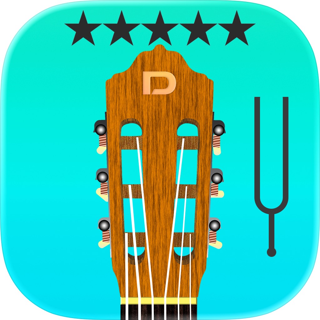 Apple App Store cover for Classical Guitar Tuner Basic