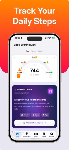 Step Tracker Pedometer Stepsio screenshot