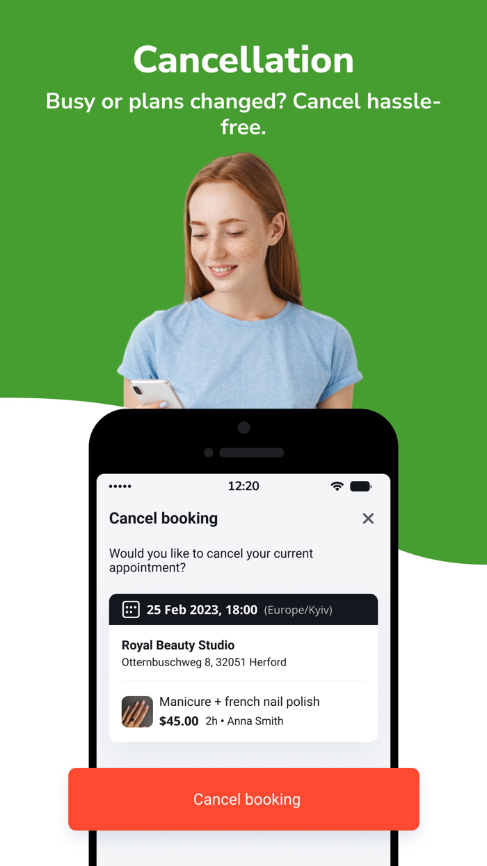 EasyWeek App book online