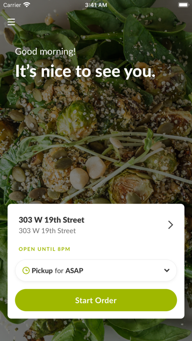 Green Fork & Straw iPhone screenshot 2 - Food & Drink app