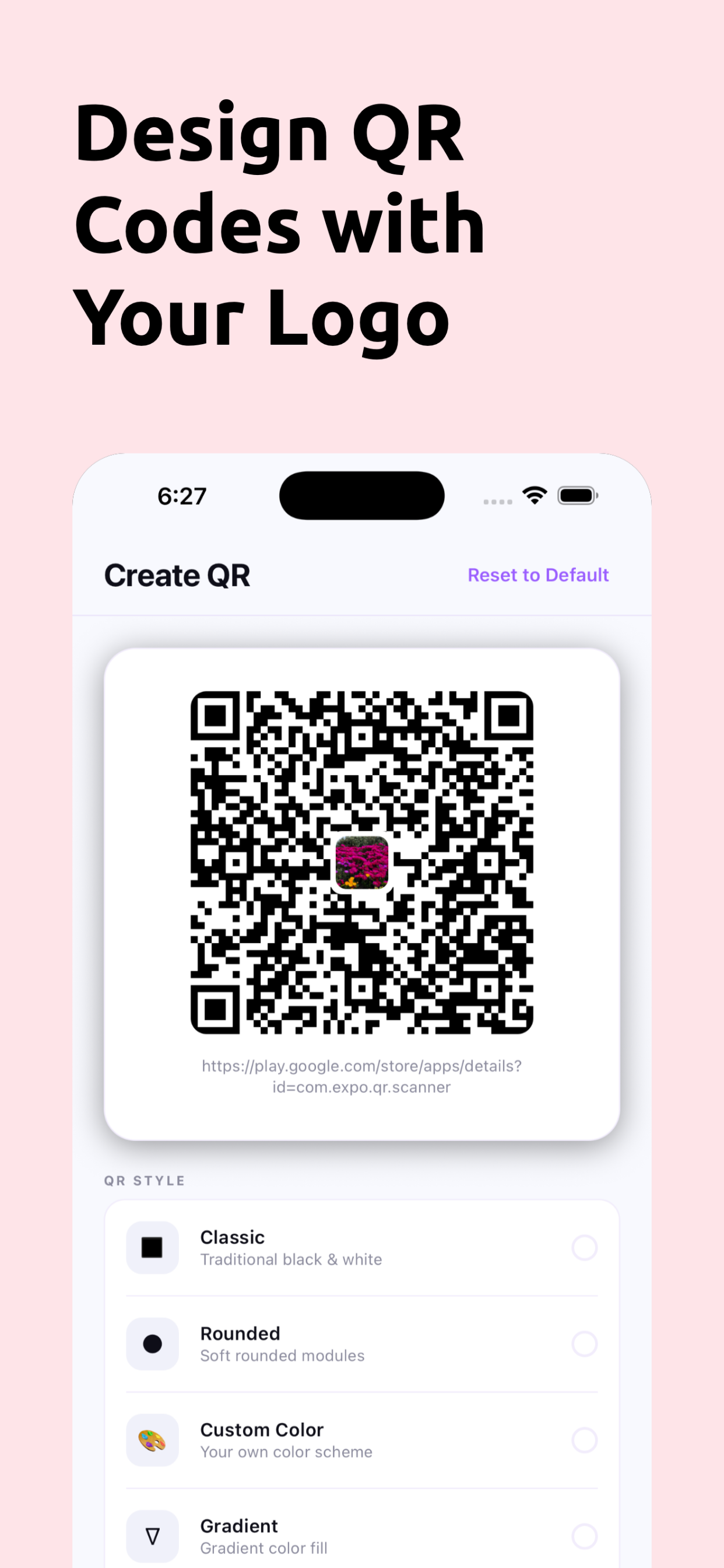 Expo QR - Scanner & Generator screenshot 3