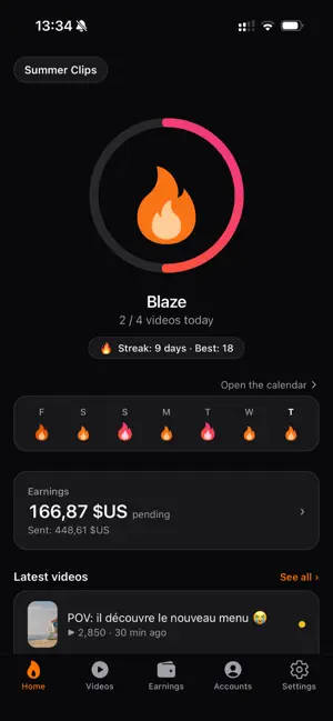 Revclip: Post & Earn screenshot 1