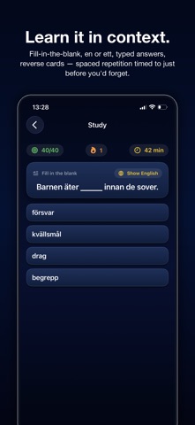 Swescroll — Learn Swedish Screenshot 8 of 9