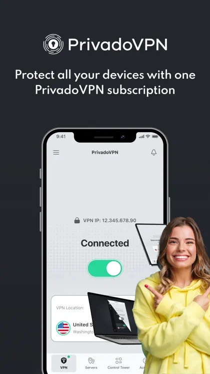 Captura de tela 3 de 5 de PrivadoVPN Fast VPN and Proxy