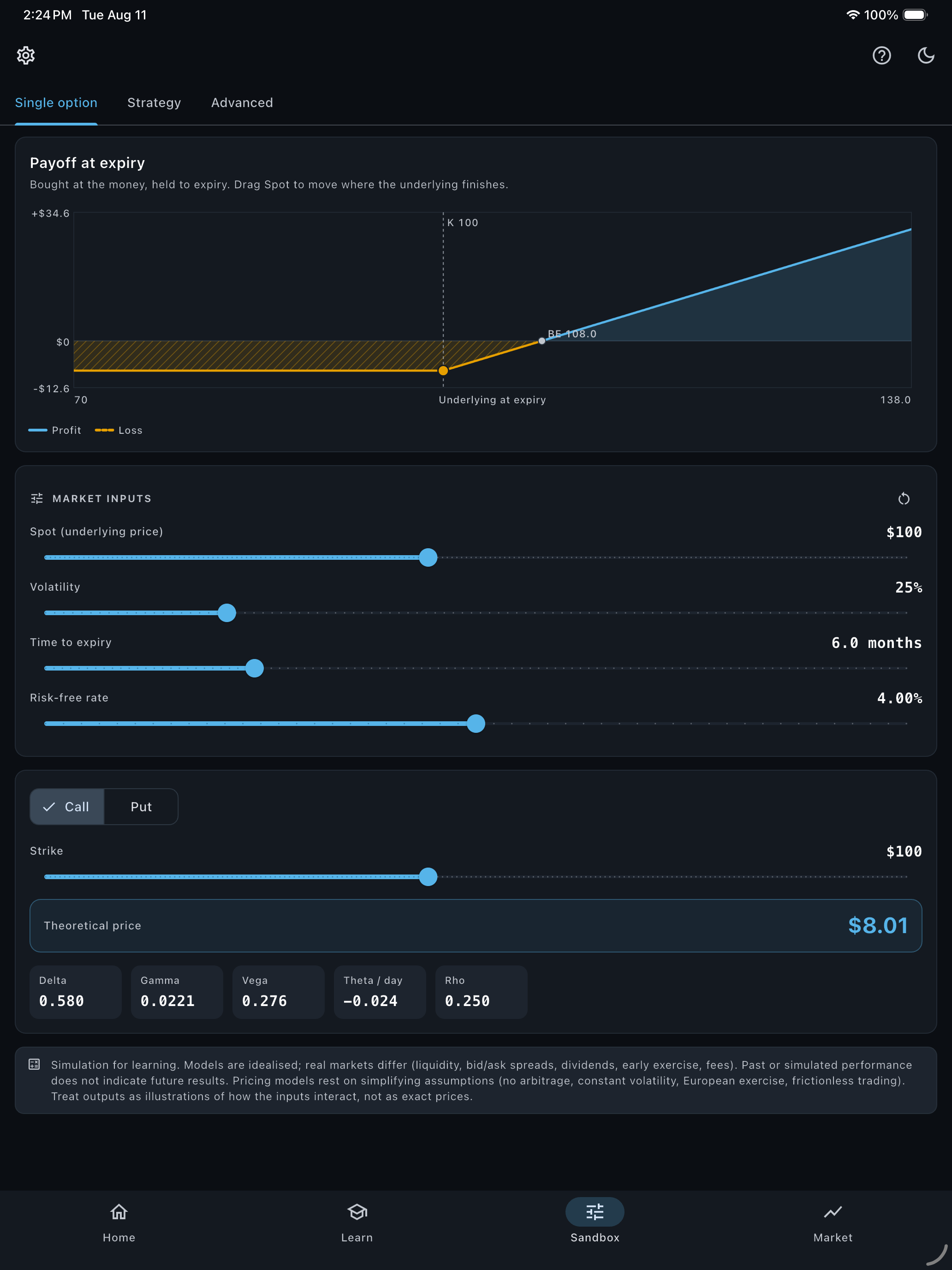 Stock Options Academy screenshot 11