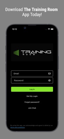 Training Room Gym iPhone screenshot