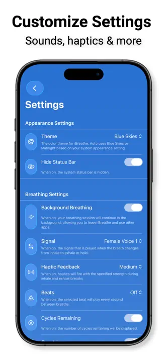 iBreathe: Screenshot 4 von 7