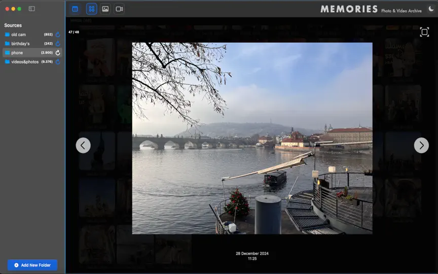 Screenshot von Memories: Photo&Video Archive auf dem iPhone 5
