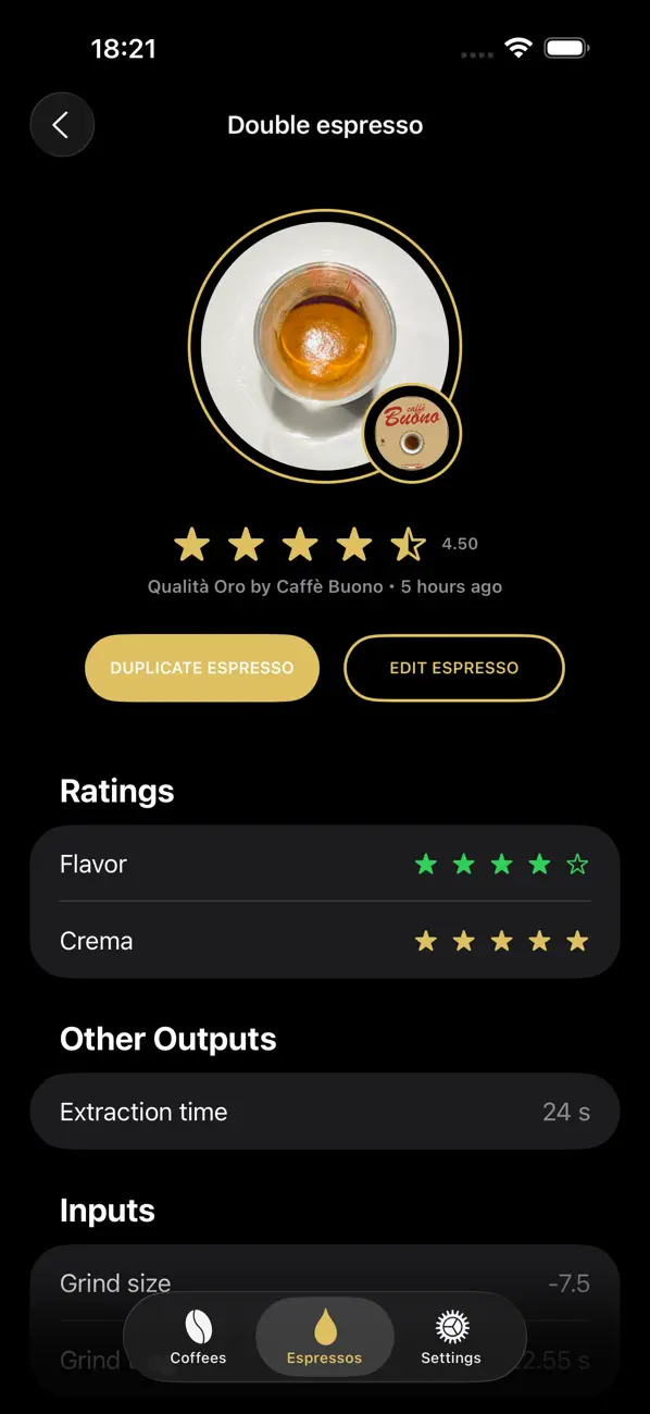 Screenshot #3 pour Doppio - Barista's Book