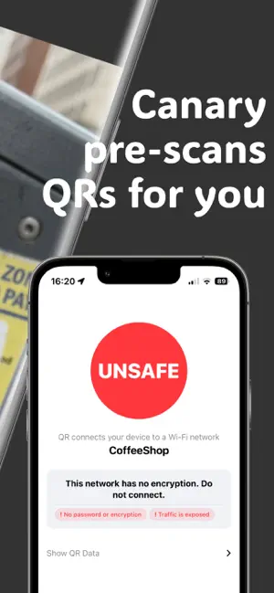 Canary — QR Safety Scanner screenshot 2
