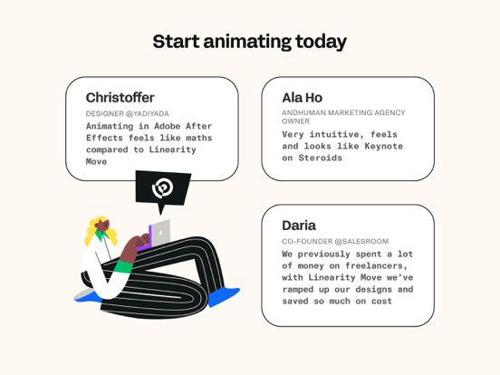 Linearity Move Motion Graphics iPad screenshot 10 - Graphics & Design app