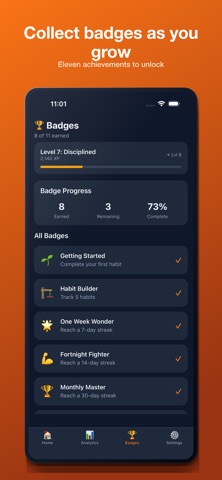 Habiro - Habit Tracker Screenshot 7 of 8