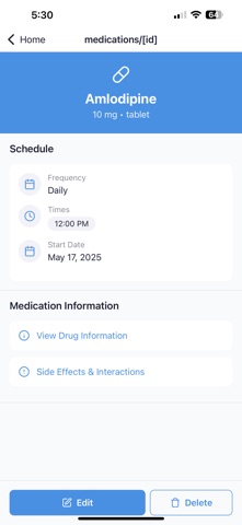 MyMedTrack Screenshot 3 of 4