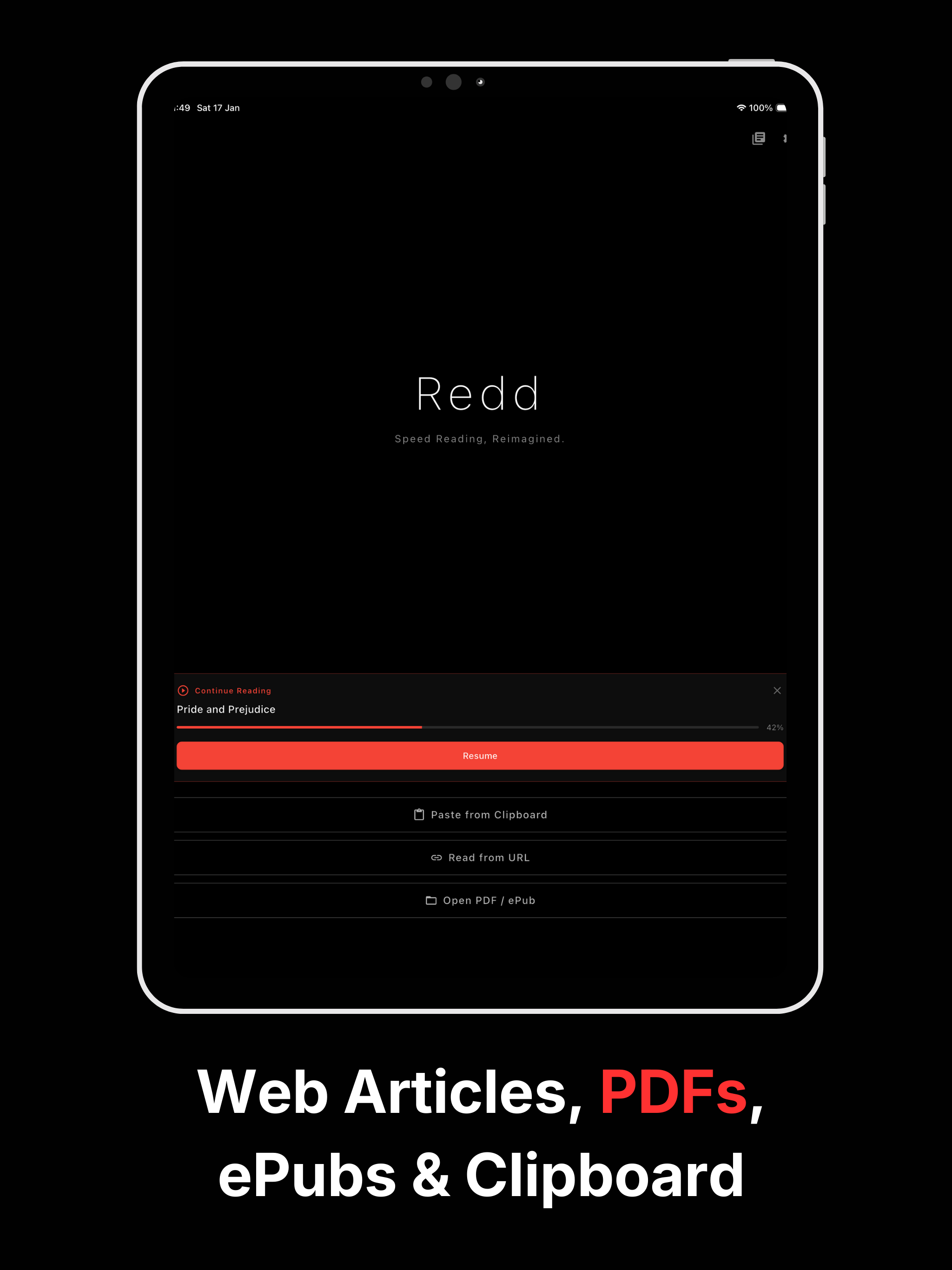 Redd - Speed Reader