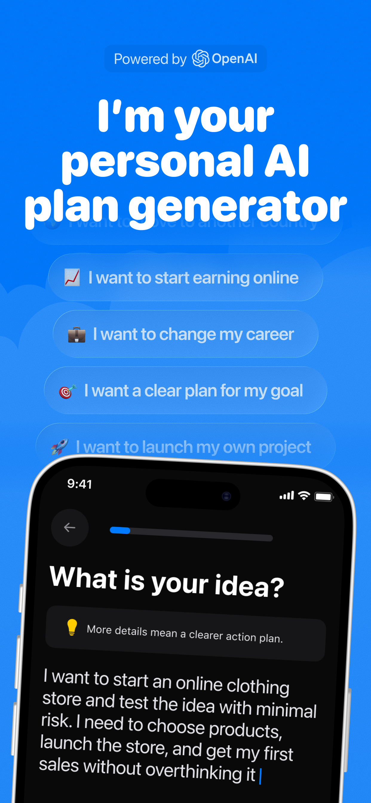 Sofa: AI Goal Planner & Steps