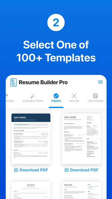 Resume Builder Pro with AI screenshot 2 of 3
