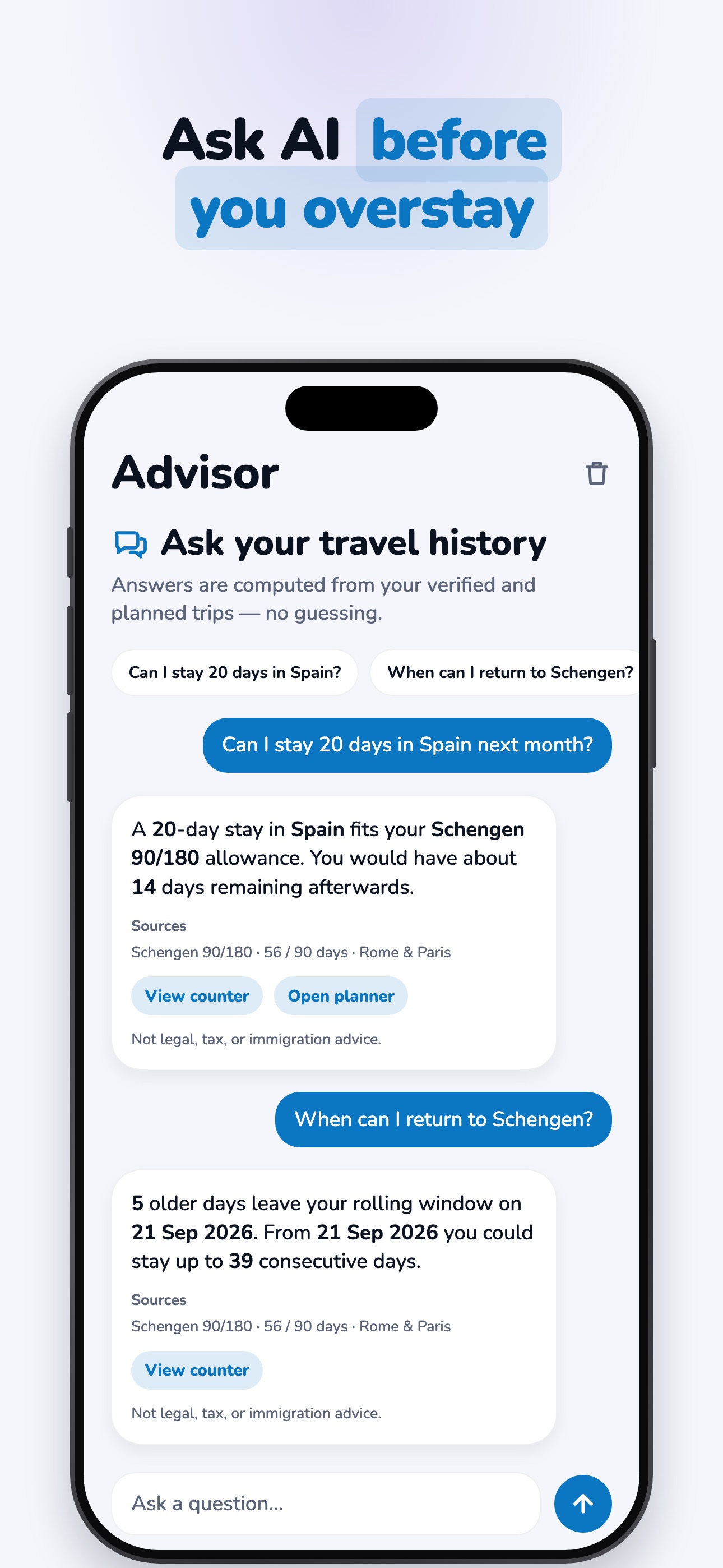 Screenshot 3 of Country Days Tracker: Borderly