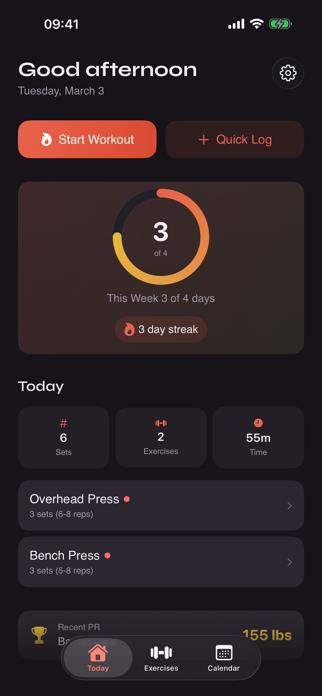 Slate Weightlifting Screenshot 1 of 4