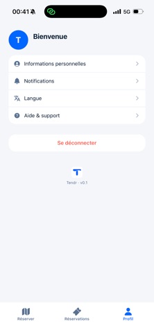 Tendr screenshot