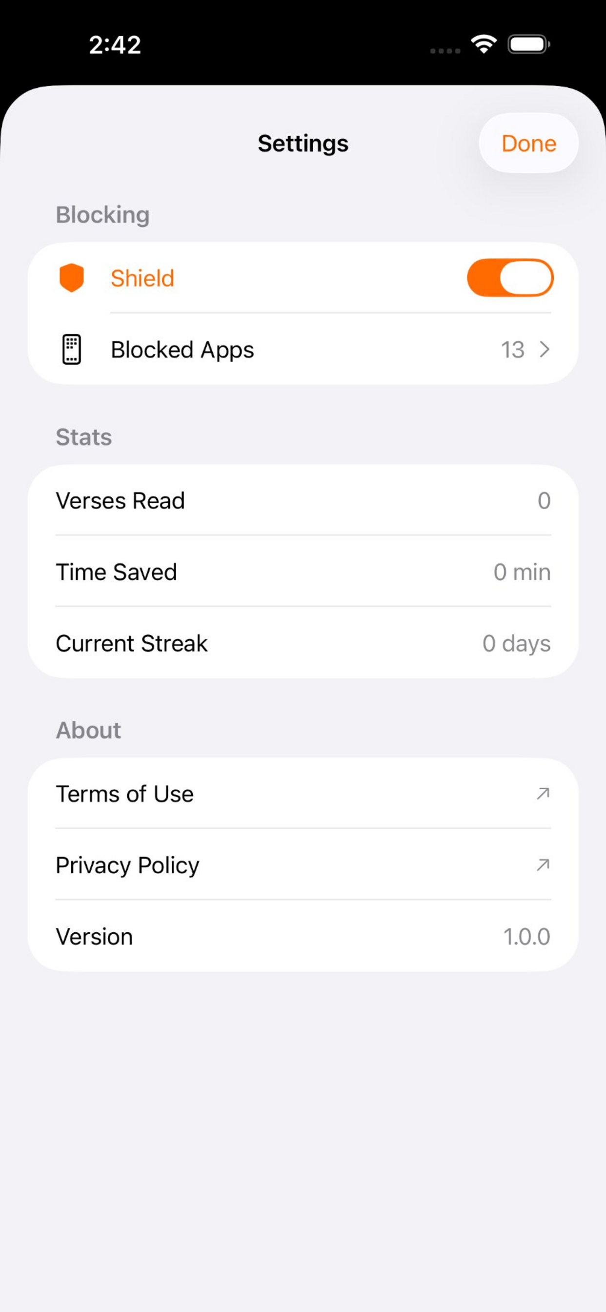 Bible Blocker
