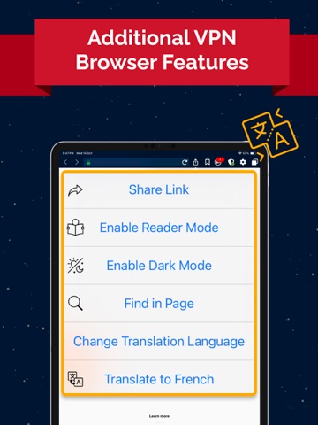 VPN UK - Free VPN and Browser iPad screenshot 7