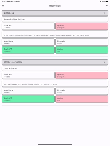 App screenshot