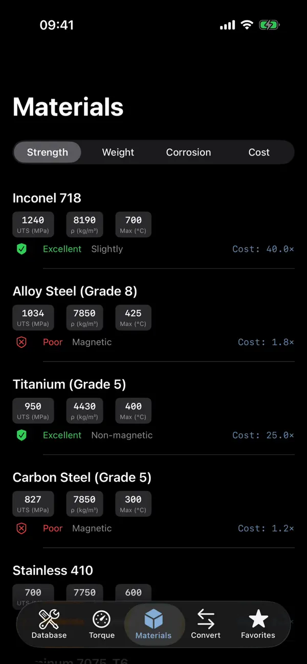 Screenshot #2 pour BoltSpec Pro