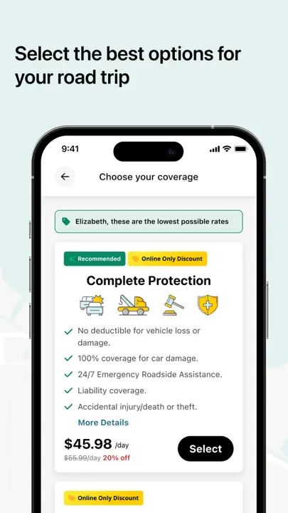 Hertz Rental Car, SUV, Van iPhone Screenshot 6