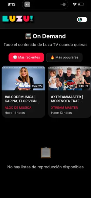 LUZU TV iPhone screenshot 3