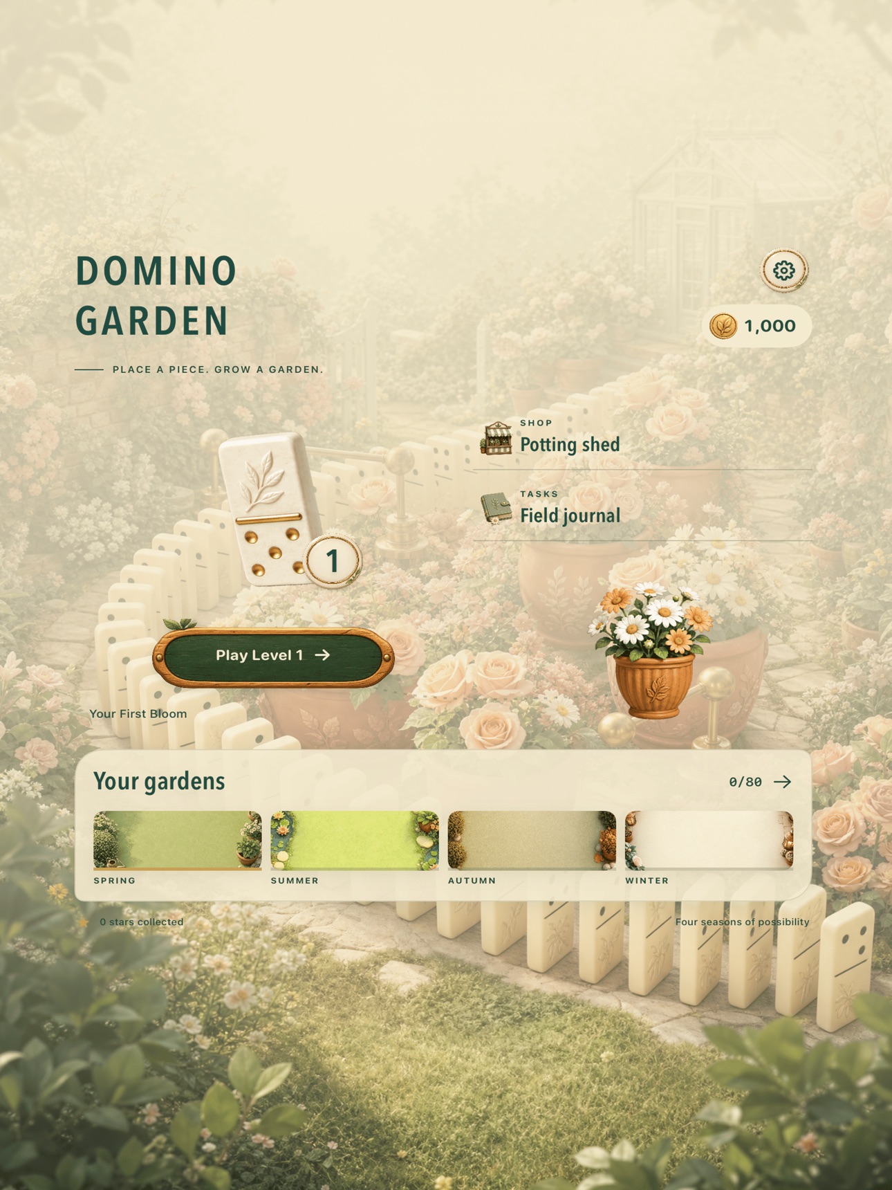 Screenshot 6 of Domino Garden:Spin & Bloom