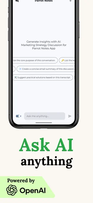 Voice to Text AI: Parrot Notes screenshot 4