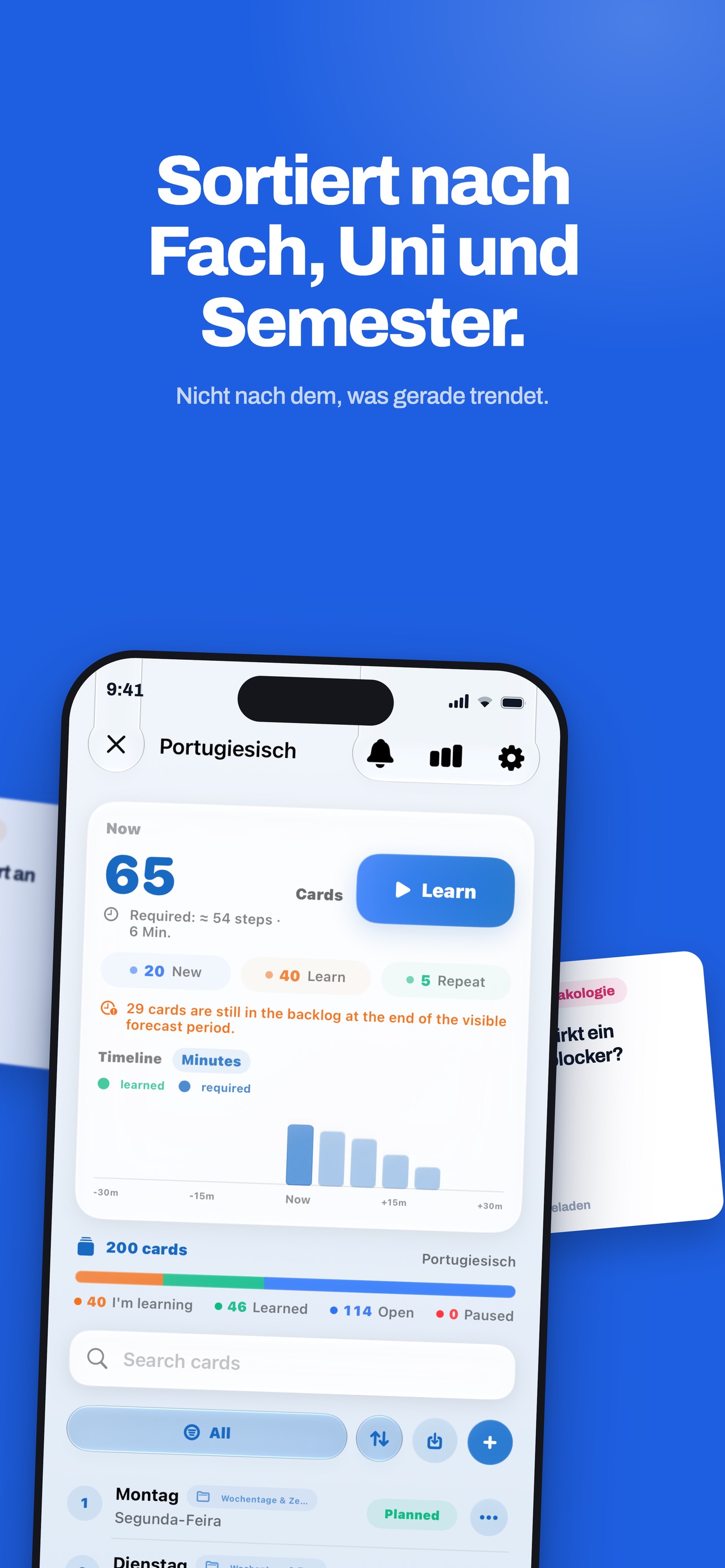 Screenshot 2 of UniDecks: Karteikarten