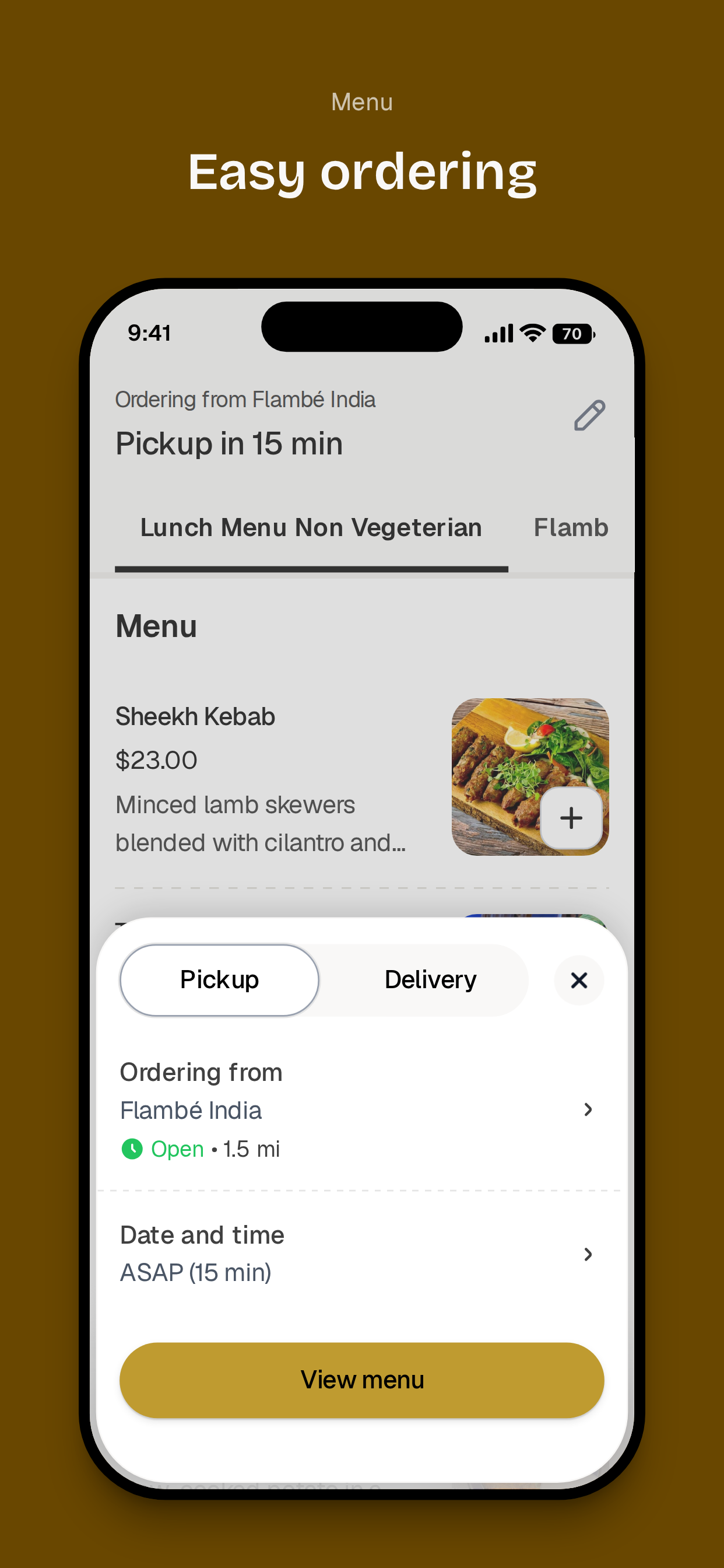 Flambé India - Buffalo Grove screenshot 3
