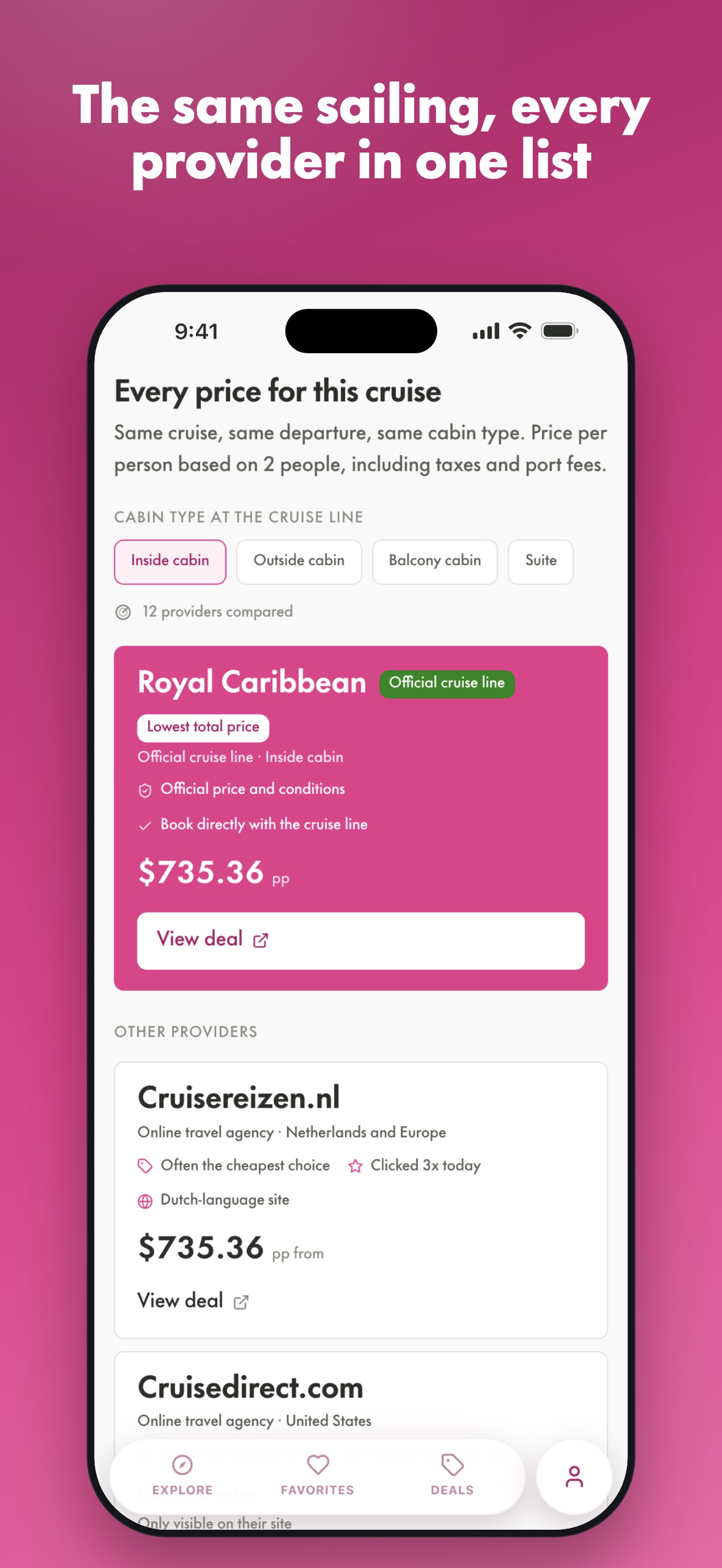 Screenshot 3 of CheckMyDeal: Cruises