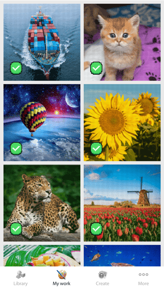 #1. Cross Stitch Color by Number (iOS) 来自: Tho Huynh Ngoc