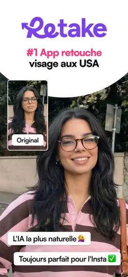 Capture d'écran de Retake IA: Éditeur De Photos sur iPhone 1