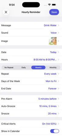 Reminder with Voice Reminders : capture d’écran 2 sur 6