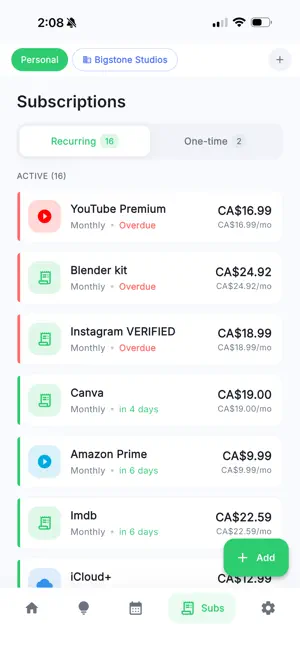 SubExpense screenshot 4