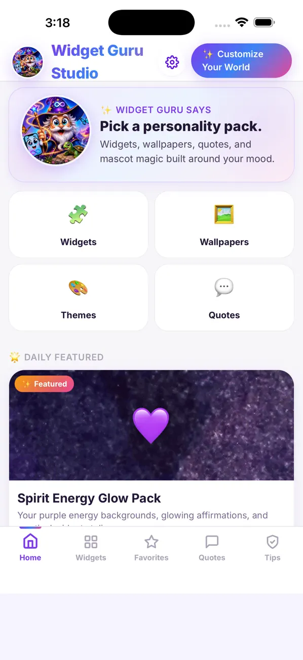Screenshot #1 pour Widget Guru Studio