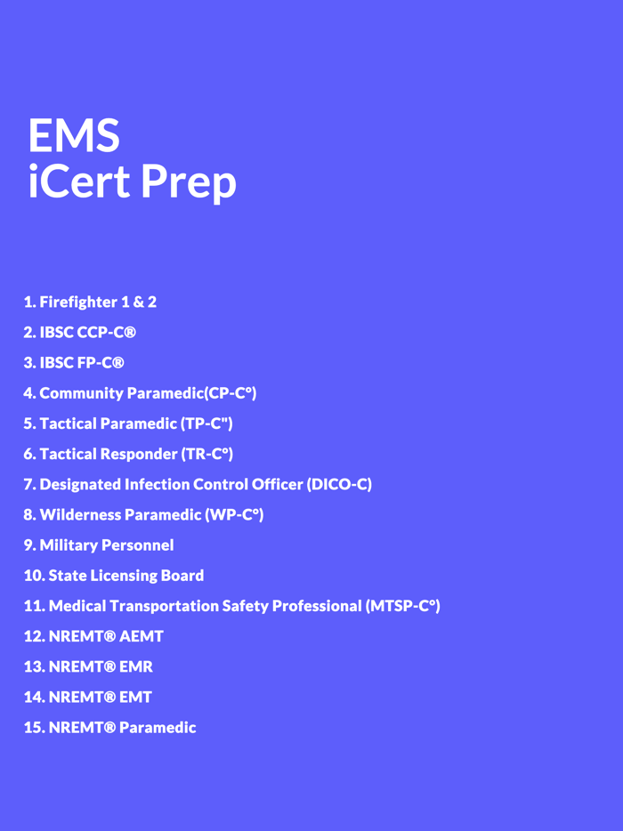 EMS iCert Prep