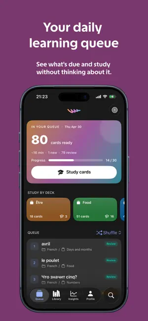 Flashcards & FSRS: Azri screenshot 1