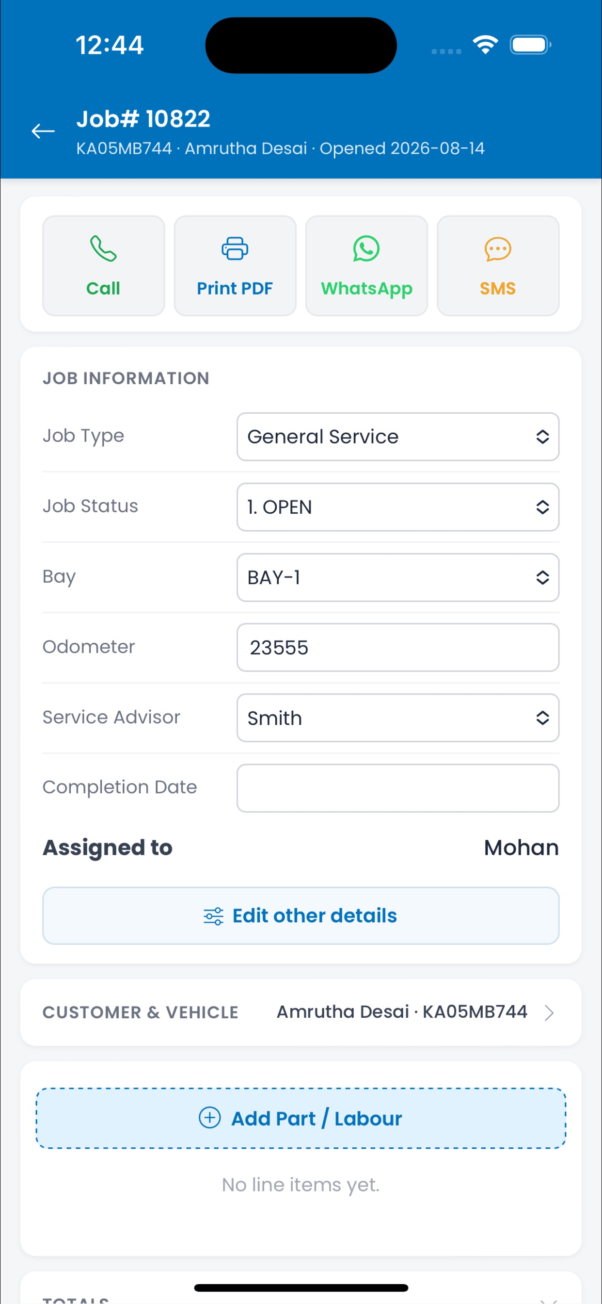 Screenshot 8 of GetAFix - Garage Management