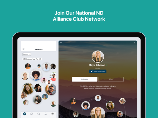 The Neurodiversity Alliance iPad screenshot 3 - Social Networking app