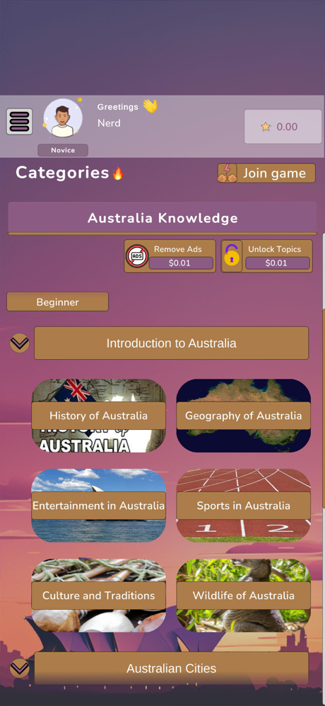 Australia Quiz screenshot 1