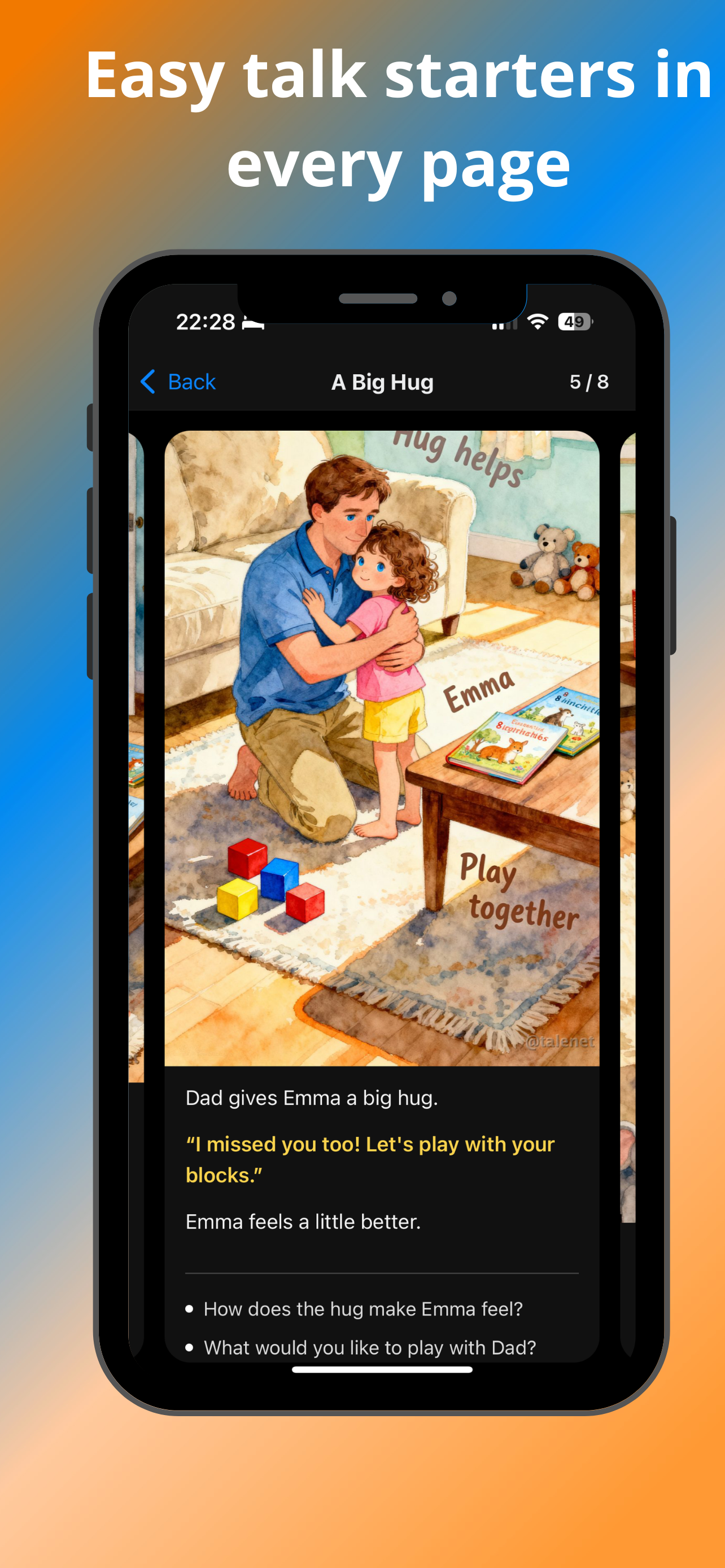 Talelet: Bedtime Stories App screenshot 2