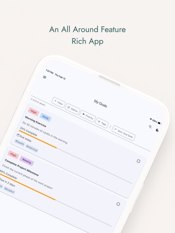 TrioGoals - Accountable Goals Screenshot 1