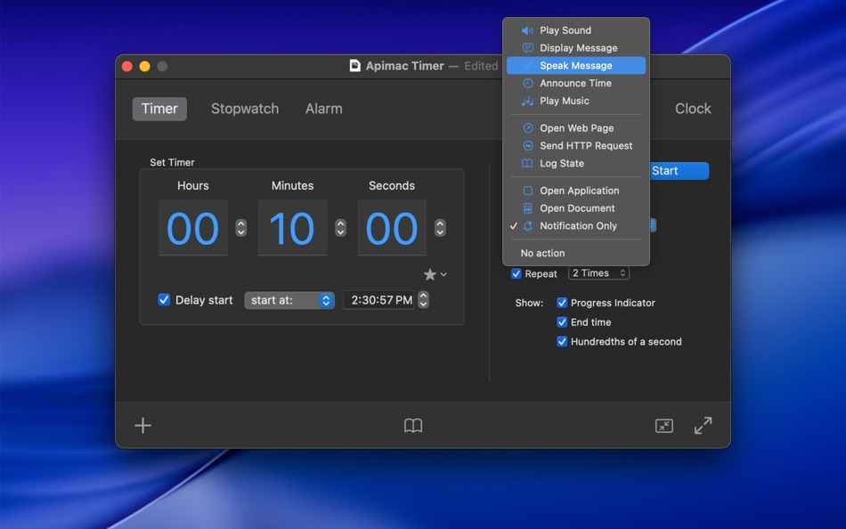#2. Timer (macOS) By: Apimac