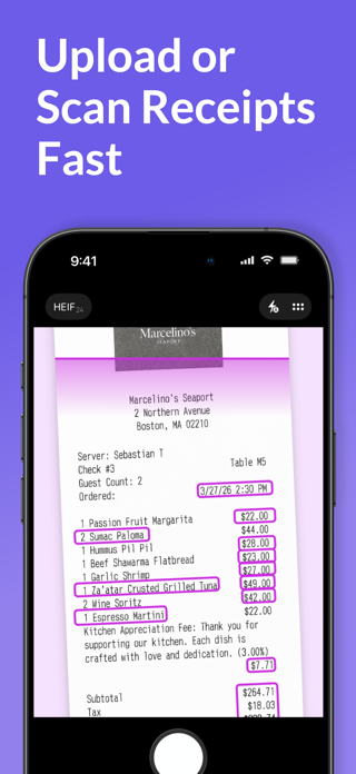 IOU: Split Receipts & Expense Screenshot 1 of 8