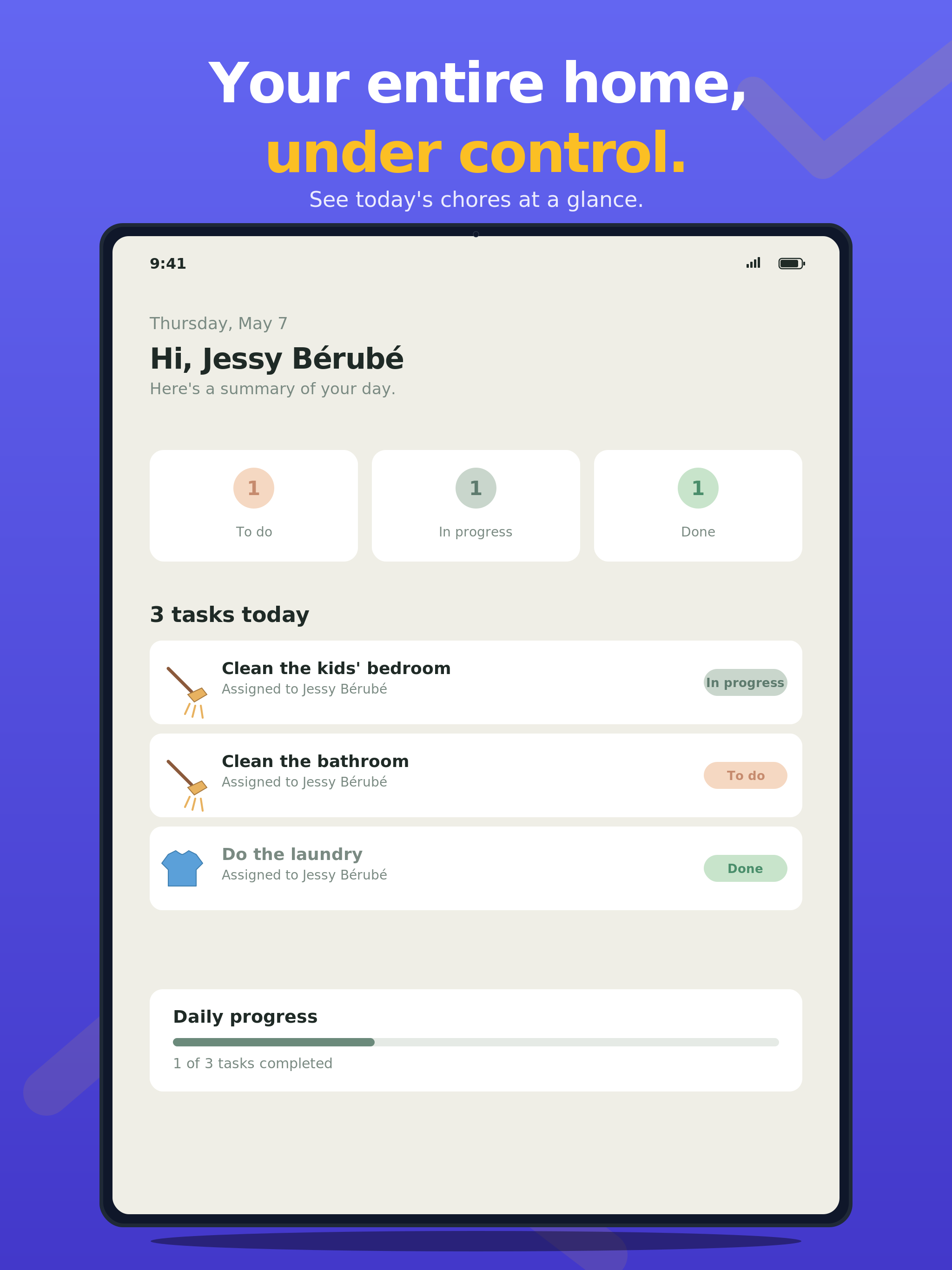 HomeFlow : Household chore