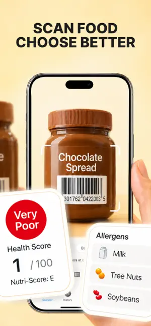 QRead: Food Product Scanner screenshot 1